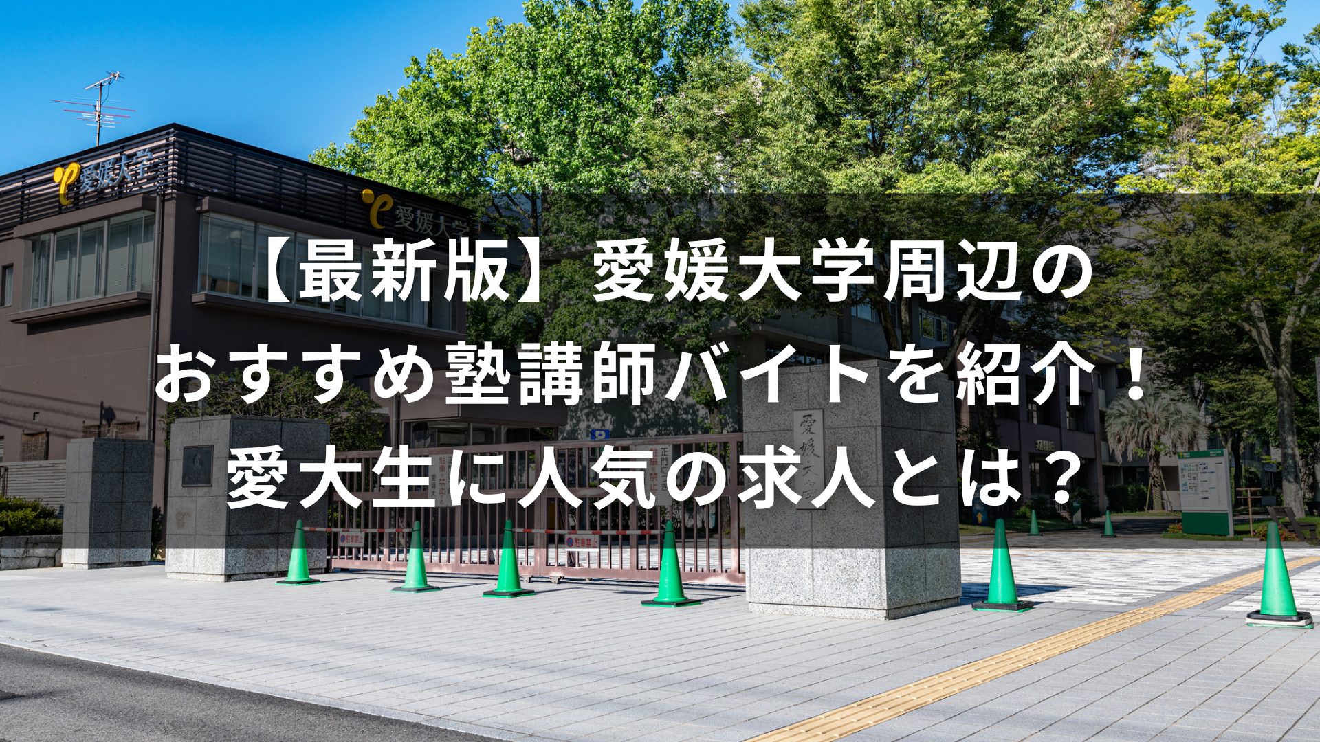 愛媛大学　塾　バイト
